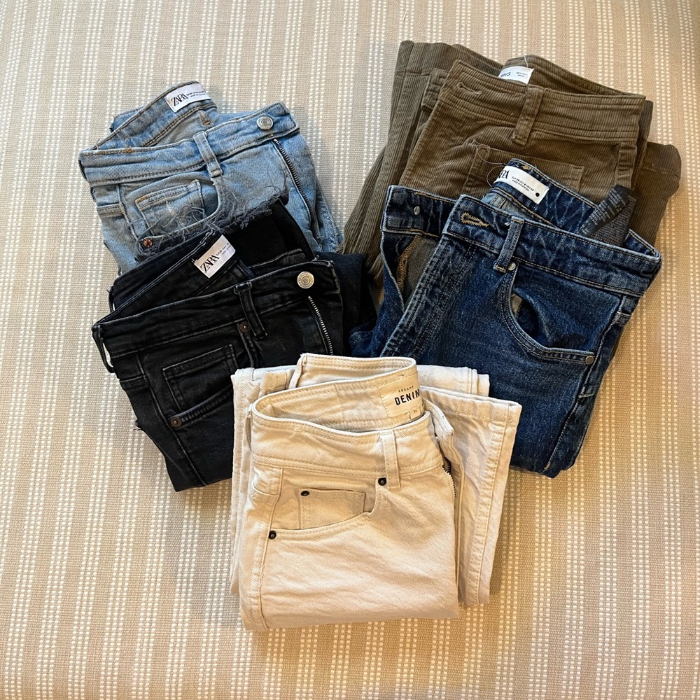 Entire Box of clothes: jeans, lululemon shorts, dresses, sweaters